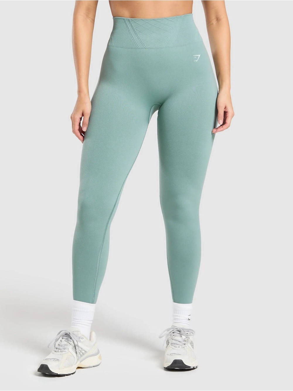 Gymshark Corset Seamless Women’s High-Waisted Leggings - Celeste blue